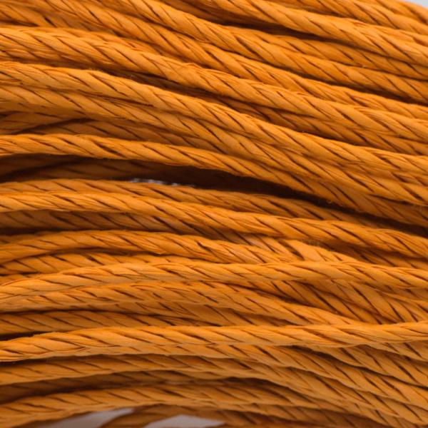 plied paperyarn thin light orange